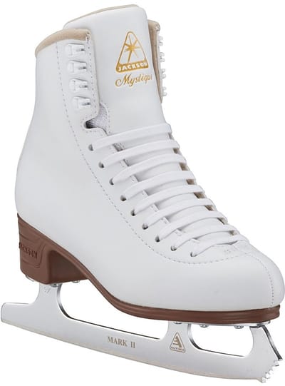 Jackson - Mystique - Kunstschaatsen - Schaatsen - Dames - Wit - Versterkte Enkelsteun & RVS IJzer - Maat EU 40