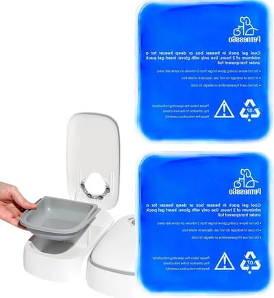 IJs Packs - Koel elementen - Voedsel Vers Houden - Specifiek voor Voerautomaat - N.v.t. - Wit