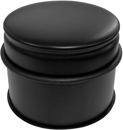 Perel Roestvrijstalen deurstopper, zonder boren, met antislip rubberen onderkant, 75 mm hoog en 90 mm diameter, voor een subtiele maar effectieve grip, ideaal voor elk interieur, zwart, 1 kg