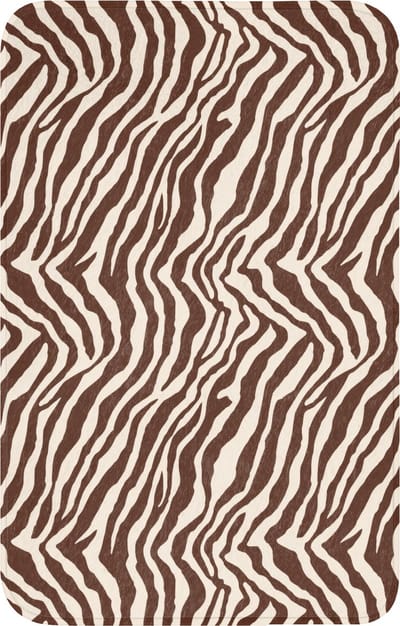 WC mat 50x80 cm - Antislip - Zebra - Patroon - Zwart - Wit - Toiletmat - Vloermat - Douchemat - Toilet tapijt - Toiletmatten