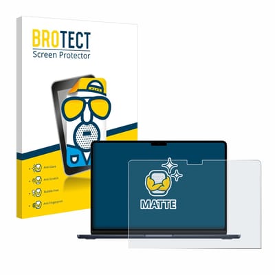 BROTECT - Screenprotector voor Apple MacBook Air 13" M3 2024 / M2 2022 - Folie Beschermfolie matte