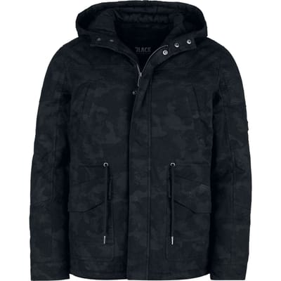 Black Premium by EMP Winterjas - Black on Black - S tot XXL - voor Mannen - zwart