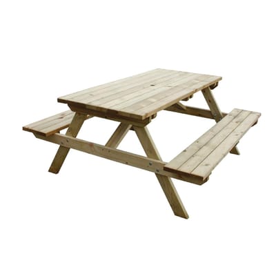 Rowlinson Houten Picknicktafel 150cm - Rowlinson CG095 - Horeca & Professioneel