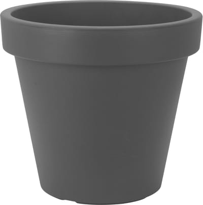 Kunststof Bloempot antraciet Ø40 cm - Hoogte 35 cm