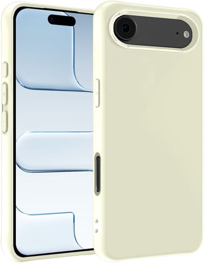 Hoesje - Geschikt voor Apple iPhone Air - Sterk & Shockproof - Siliconen Case - Hoes Cover - Telefoonhoes - Wit