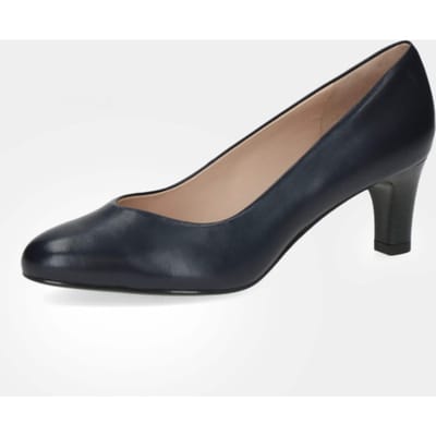 Pumps van echt leer - marine - Gr. 5,5 van Goldner Fashion