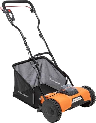 Accu Grasmaaier - Elektrische Duwmaaier - Gazon Onderhoud - Spindelmaaier Principe - 38 cm Maaibreedte