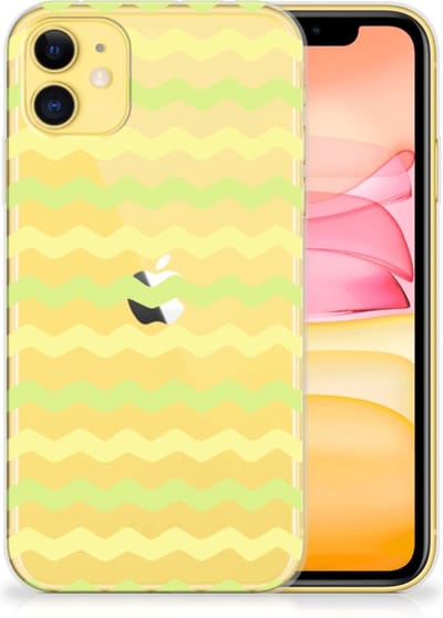 Apple iPhone 11 TPU bumper Waves Yellow
