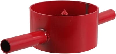 Bamboe Breekgereedschap - Handmatige Verdeler - Bamboestrips Maken - Robuuste Stalen Constructie - 33 cm Lengte - Rood