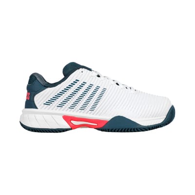 K Swiss HYPERCOURT EXPRESS 2 CLAY - Tennisschoenen - Wit, Stargazer, Neonblaze - Maat 35.5