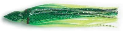 Zacht Plastic Kunstaas - Inktvis Lokaas - Vissen Vangen - Superieure Sterkte - 8 Stuks - Groen/Zwart