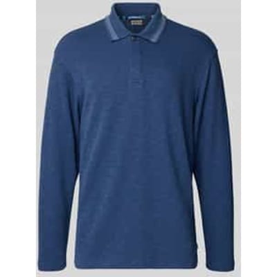 Poloshirt met korte, blinde knoopsluiting