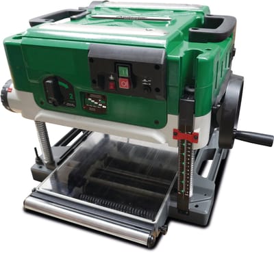 Draagbare vandiktebank schaafbreedte 330 mm 3 schaafmessen 1,8 kW 230 V Holzstar DH330-2