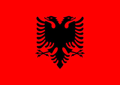 Albanie Vlag 100x150cm