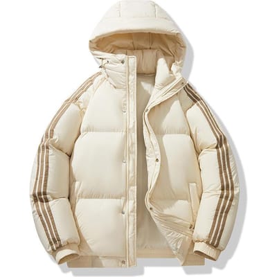 Nieuwe Katoengevoerde Heren Winterjas met Capuchon Verdikte Katoenen Kleding Trendy Sport en Vrije Tijd 4XL