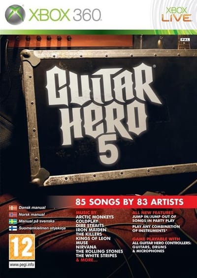 Guitar Hero 5 Standalone Game (Nordic) /X360
