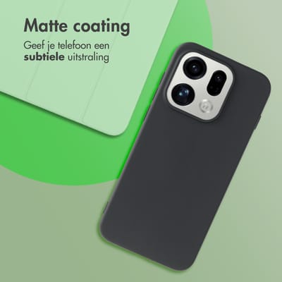 imoshion Hoesje - Geschikt voor Oppo Find X9 - Color Backcover - Zwart