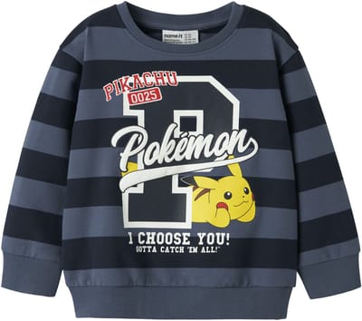 NAME IT- NMMJOSEF POKEMON NREG SWEAT UNB SKY - Jongens - Sweatshirt