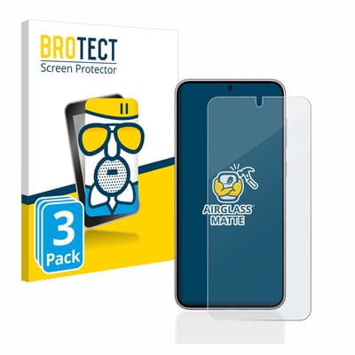 BROTECT - Screenprotector voor Samsung Galaxy S23 - Folie Beschermfolie Beschermglas matte 3 Stuks