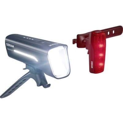 Osram Automotive RACE 50 SET Fietsverlichtingsset LED werkt op een accu Zwart
