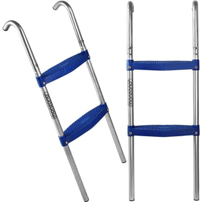 Deuba Ladder Trampoline - 90cm 2 Treden Ophanghaken - Kunststof