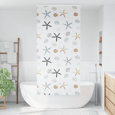 vidaXL - Doucherolgordijn - met - cassette - 90x240 - cm - stofbreedte - 86 - cm