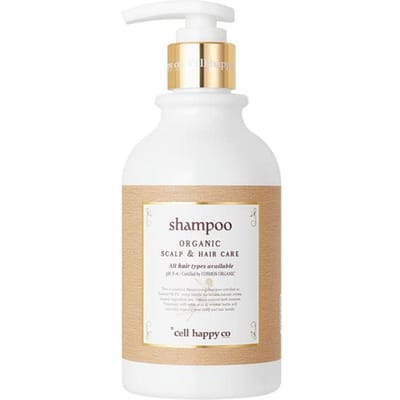 [CELL HAPPY CO] Shampoing Bio Soin du Cuir Chevelu et des Cheveux 500 ml white