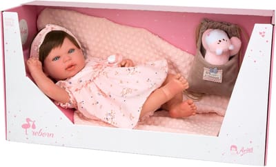 Realistische Reborn Pop Meisje 45 cm met Zacht Lichaam en Accessoires