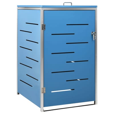 vidaXL - Containerberging - enkel - 69x77,5x115 - cm - roestvrij - staal