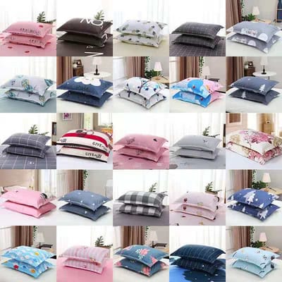 Taies d'oreiller d'ornement premium 4874cm Envoyé par couleur aléatoire Housse de coussin jeté Rectangulaire PolyesterCoton Doux Dortoir Maison Lit 480*740mm