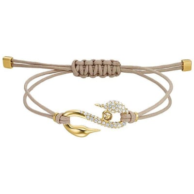 Swarovski Power Collection Klassiek Zwaan Verguld Armband Damesarmband Grijs Bruin 5508527 Box (Random Color) beige