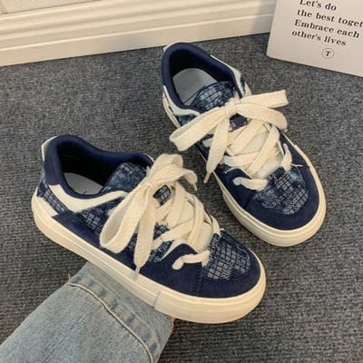Boutique de Célébrité Internet  Vêtements d'Été Escarpins Décontractés Tendance Niche Polyvalents Chaussures de Sport en Gros 39 black