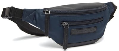 The Chesterfield Brand gordeltas Velta Leather Waist Pack Navy donkerblauw