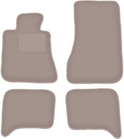 Beige veloursmatten voor: BMW 5 E28 sedan (1980-1990)