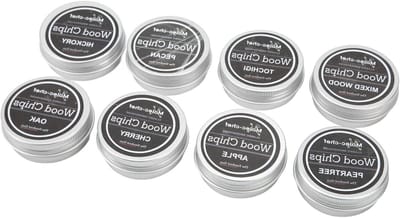 Whiskey Rook Chips Cocktail Roker Kit - 8 Stuks - Perfect voor Gerookte Dranken, Houtrook Chips en Ambachtelijke Cocktails