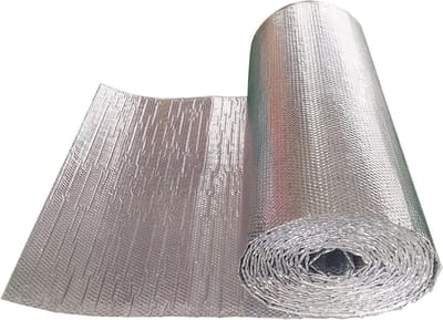 Radiator Folie - Warmte Reflectie - Energie Besparen - Zelfklevend Dampdicht - 1x15 Meter - Zilver