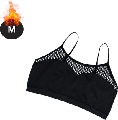 Bovista BH Zonder Beugel - Zonder Bandjes - Push-up Bh's - Comfort Beha - Comfortabel - Sexy - Zwart - Maat M