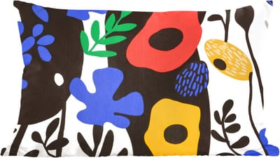 Sierkussens - Kussentjes Woonkamer - 60x40 cm - Bloemen - Bladeren - Abstract - Zwart