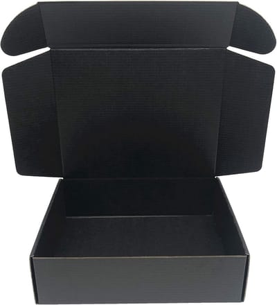 Verzenddozen Karton - Verpakking Dozen - Kleine Zendingen - Stevig Golfkarton - 10 Stuks - Zwart