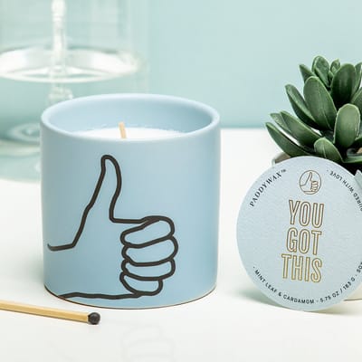 Impressions Geurkaars - You Got This (blauw) van Paddywax