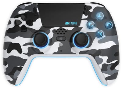Freaks and Geeks Draadloze Controller - Hall Effect - Bewegingssensor - Vibratie - White Camo - PS5