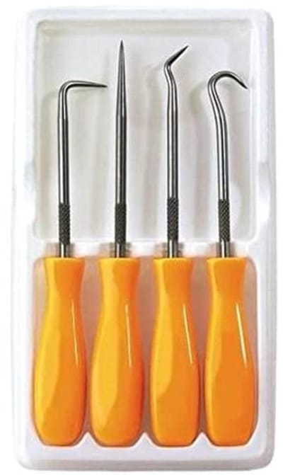 Ponsen Set - Gereedschap Set - Metaal Bewerken - Roestvrij Staal - 10x10x40 cm - Zilver