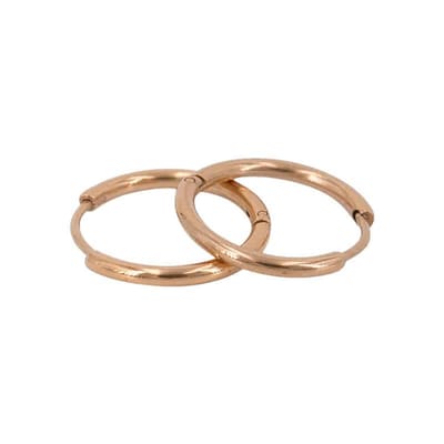 Kalli edelstalen Oorbel 1895 Rose 15mm