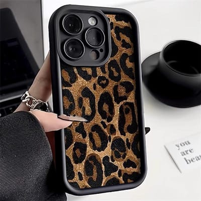 Telefoonhoesje met luipaardprint voor Samsung A55 Hoesje A54 A34 5g S24 S25 S23 Ultra A53 A32 A52 A24 A06 A35 A25 A16 S20 S21 S23 FE Hoes A33 5G