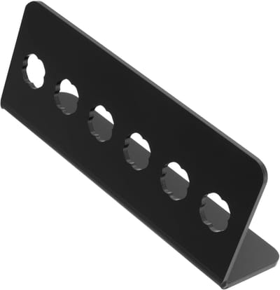 Schaar Organizer - Kappersrek - Haarstylist Organiseren - Wandmontage Mogelijk - 19 cm Lengte - Zwart