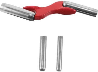 Voegenreinigingsgereedschap - Metselwerk Tool - Voegen Herstellen - Verwisselbare Voeg - 215 cm - Rood