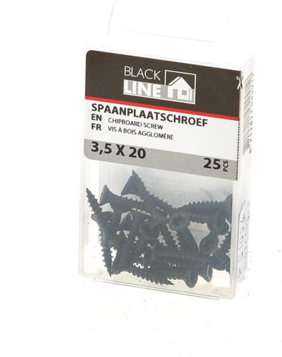 Spaan.pl.schr.zwart pk tx20 3.5x20 blister25