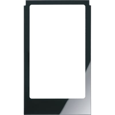 Hager groot hoekig glazen frame zwart - WD2235