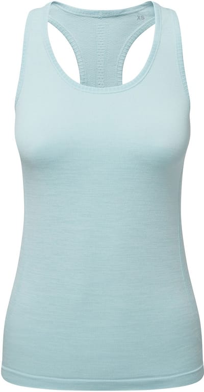 TriDri Women´s Recycled Seamless ´3D Fit´ Multi-Sport Flex Vest TR509 - Sky Blue Melange - XS