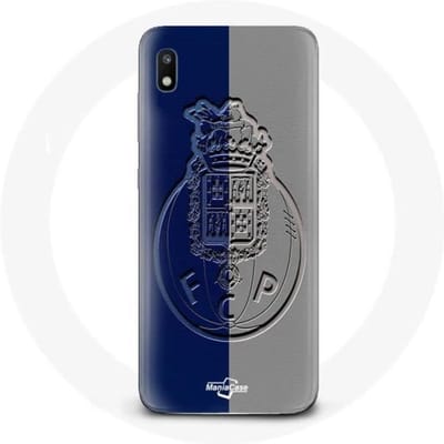 Coque - Maniacase - Samsung Galaxy A10 - Souple - Porto gond bleu et gris - Protection et décoration